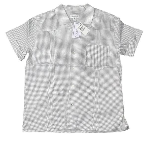 NWT! Blank NYC Happy to See Me Short Sleeve Shirt - Size Large - Picture 6 of 8